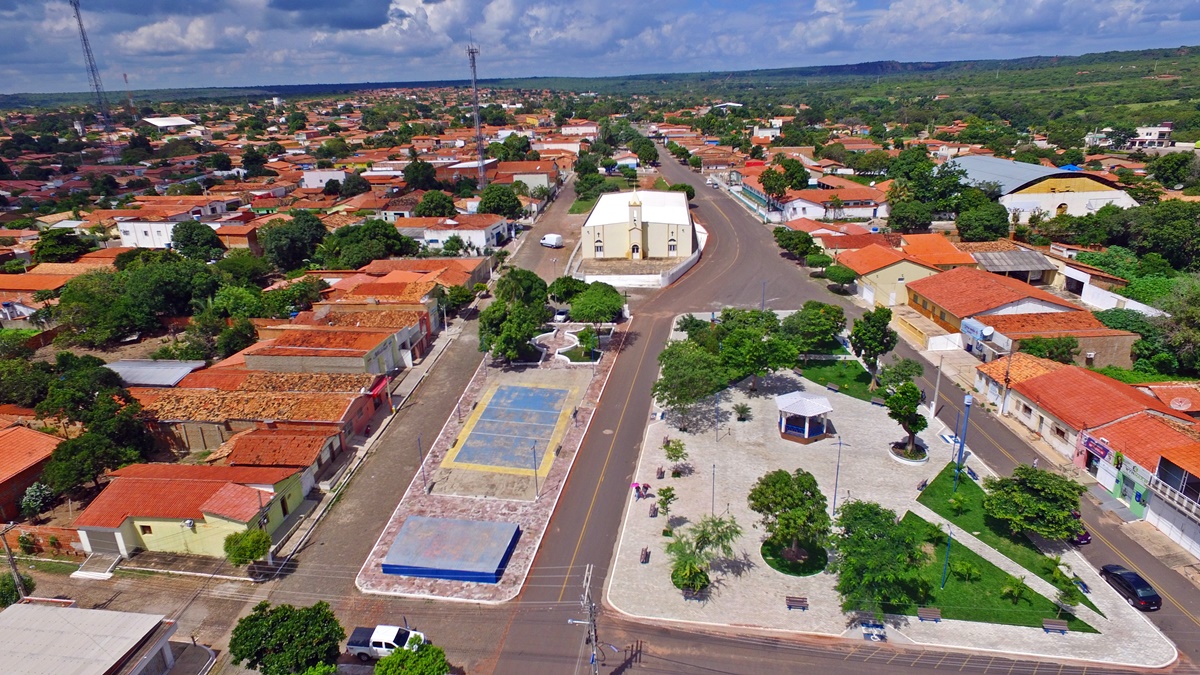 Vista aérea Ipiranga do Piauí. Foto: CidadenaNet