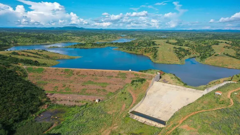 Barragem de Piaus está localizada na divisa dos municípios de São Julião – PI e Pio IX