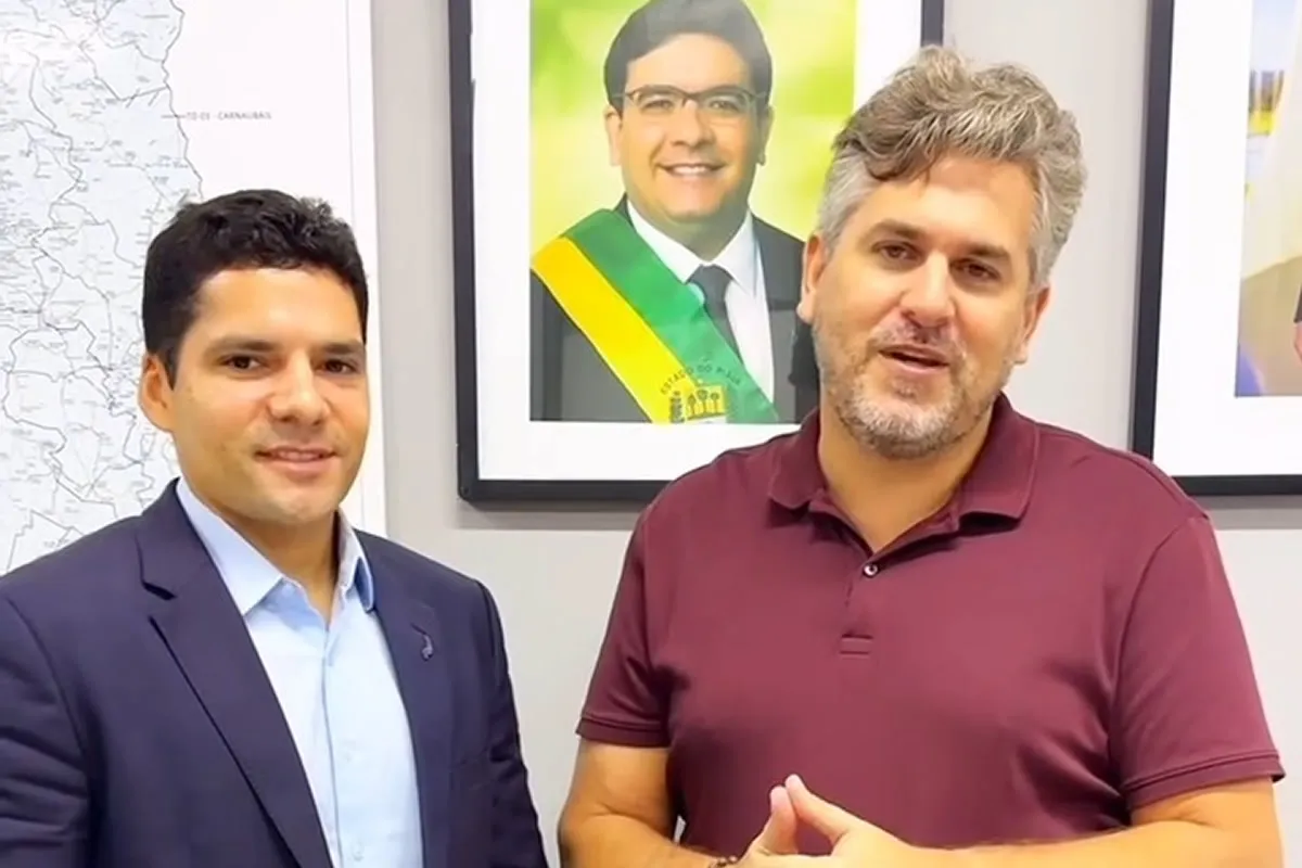Leonardo Sobra, Diretor do DER-PI e Palbo Santos, Prefeito de Picos