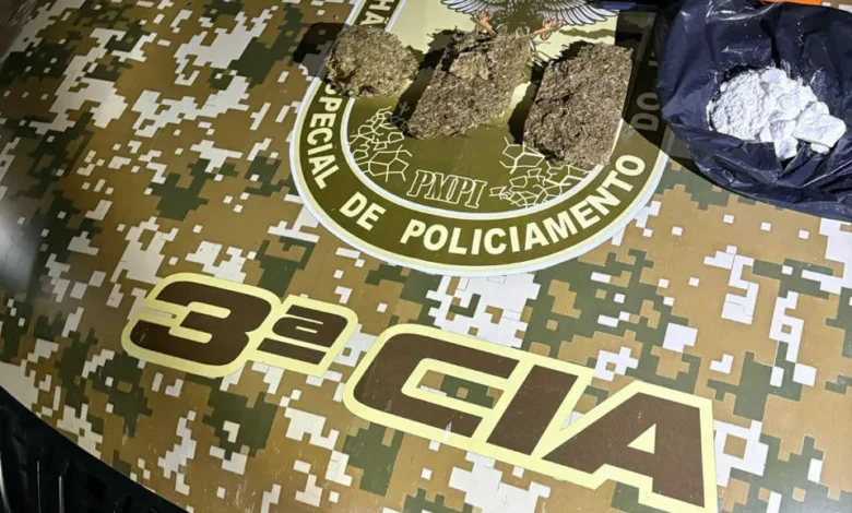 Operação do BEPI prende mulher com drogas em ônibus que seguia para Pio IX