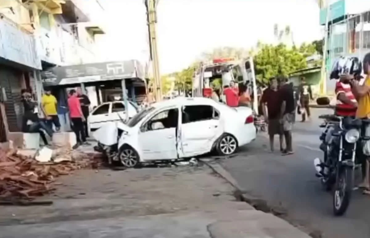 Acidente no bairro Bomba, em PIcos