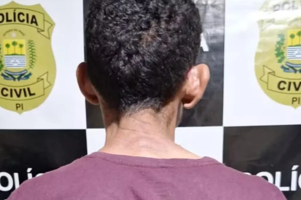 Suspeito preso em Picos - Foto: Divulgação
