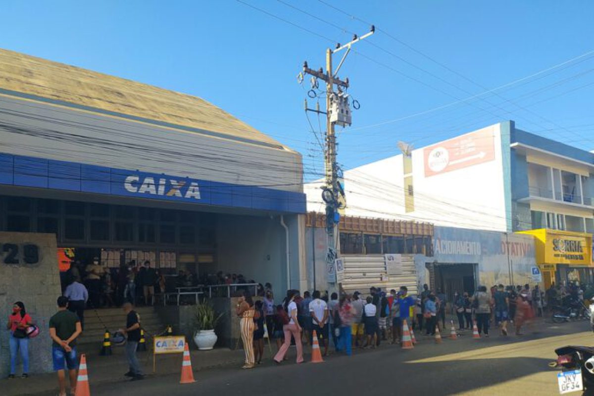 Caixa Econômica do Centro. Foto: Luana Pereira