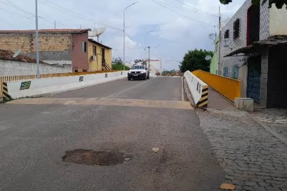 Ponte do bairro Boa Sorte em Picos