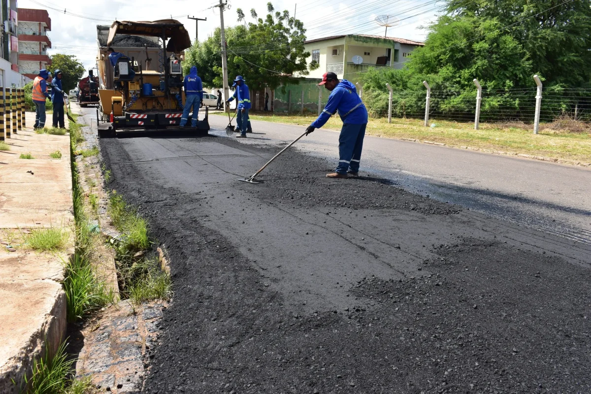 Asfaltamento em Picos - Foto: Divulgação