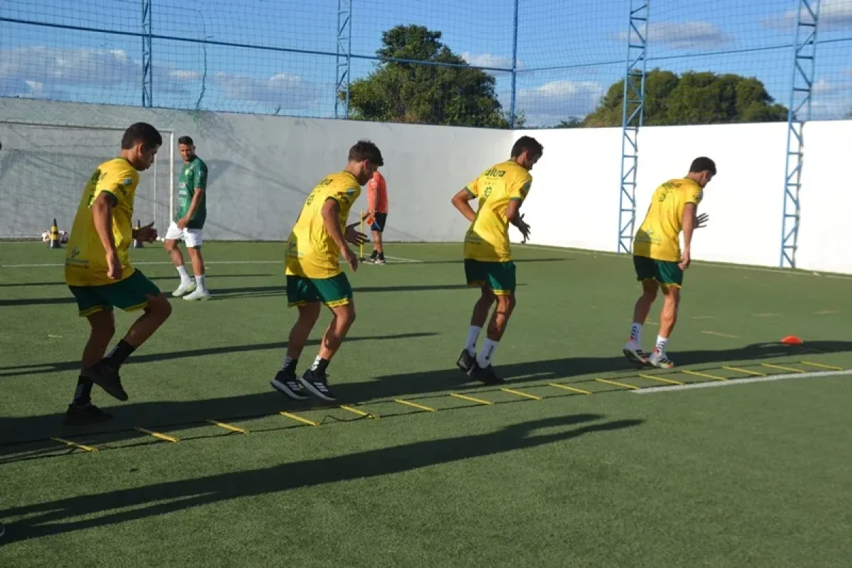 Jogadores do SEP/Fotos: Bismark Sousa