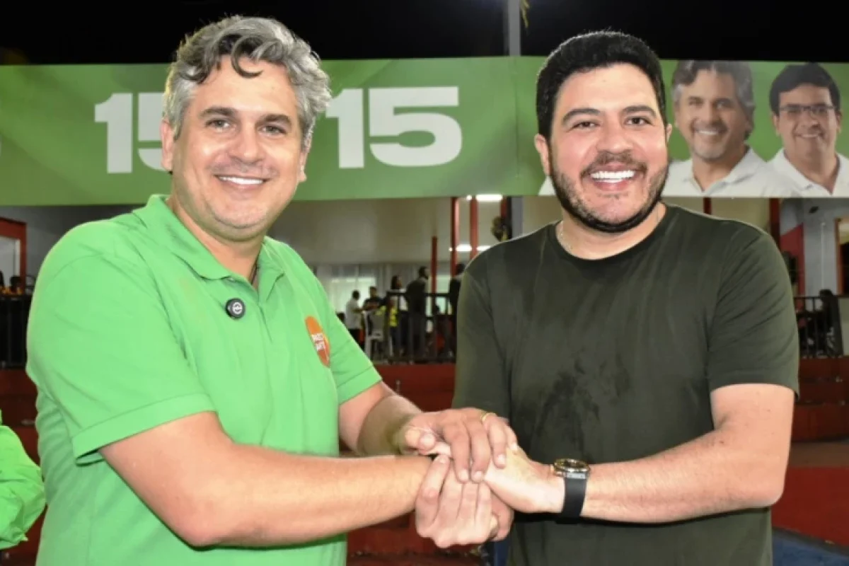 Pablo Santos (MDB) e o deputado federal Jadyel Alencar (Republicanos)