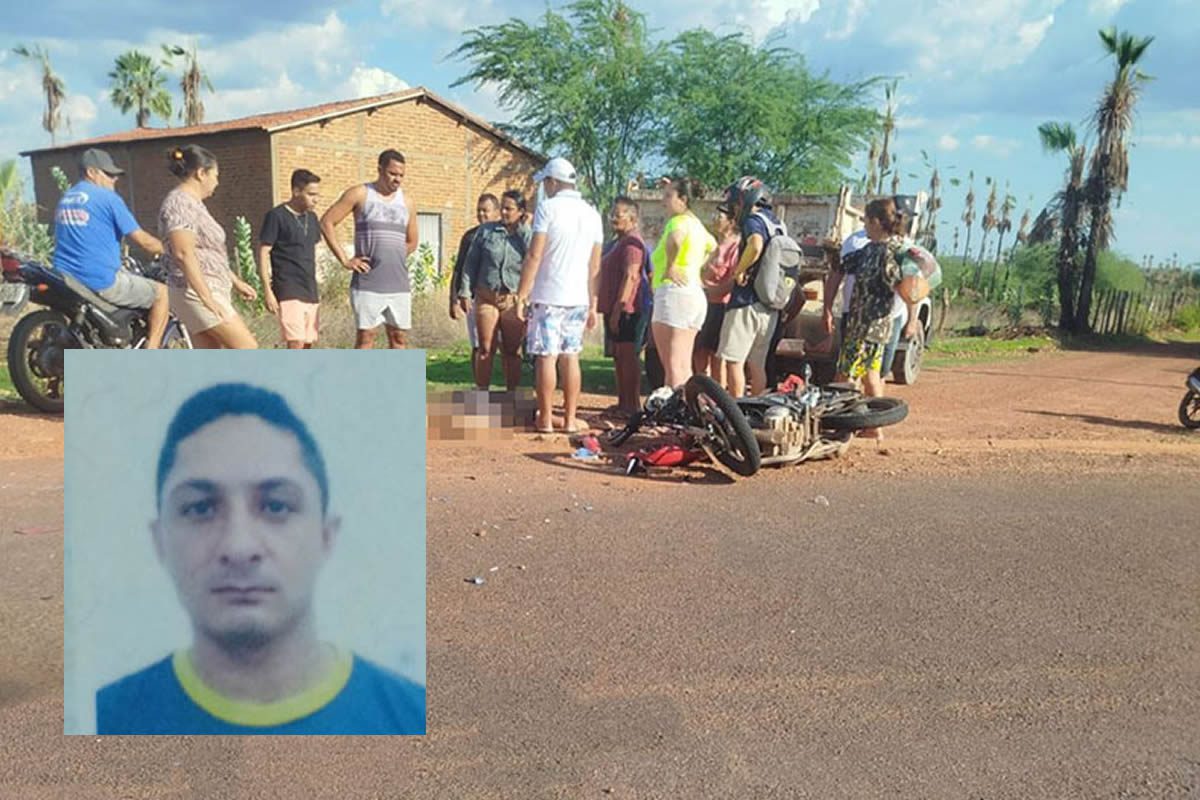 Antônio Jeferson Siqueira Miguel, de 31 anos, morreu em um acidente na PI-379, no Povoado Pitombeira, zona rural de Picos.