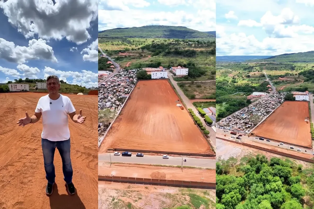 Reforma e amplicação do Cemitério São Pedro de Alcântara - Foto: Redes Sociais